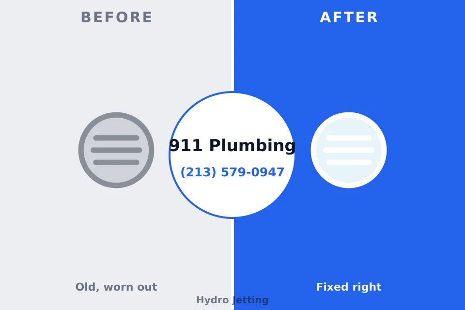 Before and after: plumbing repair Quinebaug, CT